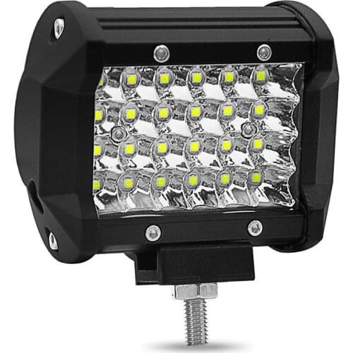 1PC 200W 4" Four Row LED Work Light Bar Spotlight 6000K 20000LM Waterproof Off-road Driving Fog Lamp For Truck Boat Vehicles