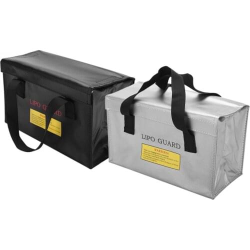 Explosionproof Lipo Battery Safe Bag Large Space Charging Batteries Storage Bags Fireproof Explosionproof Pouch Protection Bags