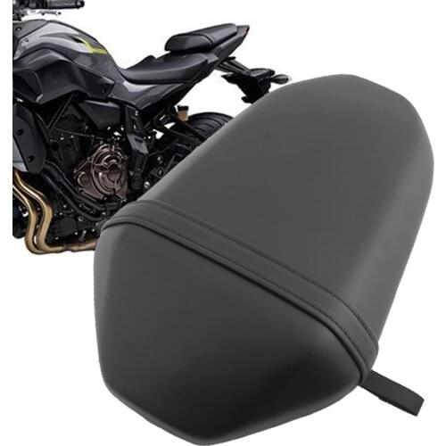 Black Motorcycle Rear Passenger Seat Pillion Cushion Seat For Yamaha MT 07 2018-2021 Motorbike Seat Accessories