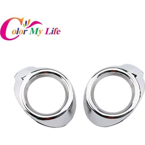 Color My Life Fog Lamp Frame Fog Lamp Cover Fog Lamps Decoration Ring Sticker For Ford For New Focus 3 MK3 2012 2013 2014 2015