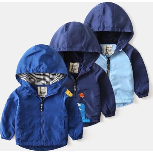 Toddler Boys Thick Coat Overcoat 2021 New Baby Cartoon Jackets Children Autumn Winter Kids Hooded Jacket Boy Fall Clothes