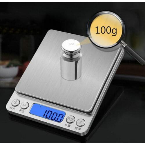 200/500/1000/2000/3000g English shows Electronic scale, electric balance, Digital Scale, multifunctional scale