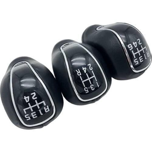 5/6 Speed Leather Gear Shift Knob Lever Stick For Kia Forte Cerato K3 K4 Hyundai IX25 Creta 2012-2016 Car Styling Accessories