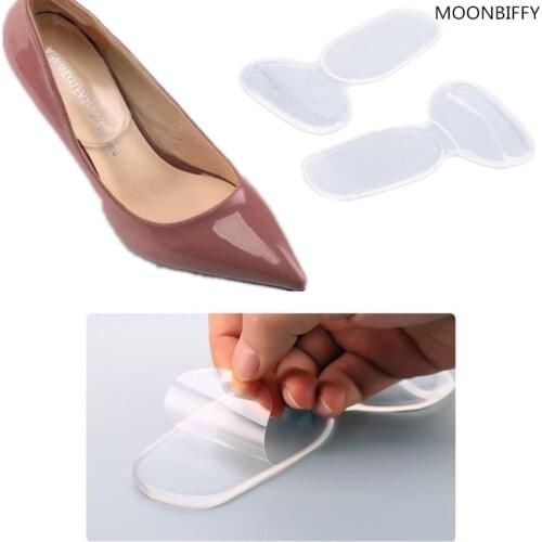 Multifunctional Rearfoot protector heel pad Stickers transparent Shoes Stickers High Heel Shoe Pad Insoles Foot Care Accessories