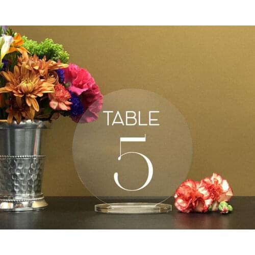 Multi Type Wedding Table Number with Holders Custom Calligraphy Acrylic Table Number Wedding Signage Acrylic Table Number Set