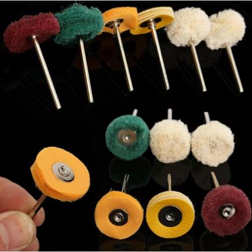 6pcs/set Polishing Wheel Buffing Pad Brush Set Polishers Tool For Rotary Drill Bit