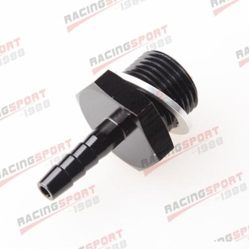 New Aluminum B-osch 044 Fuel Pump Inlet M18 X 1.5 To Ø6.5 Barb Adapter Blue/BLACK/SILVER