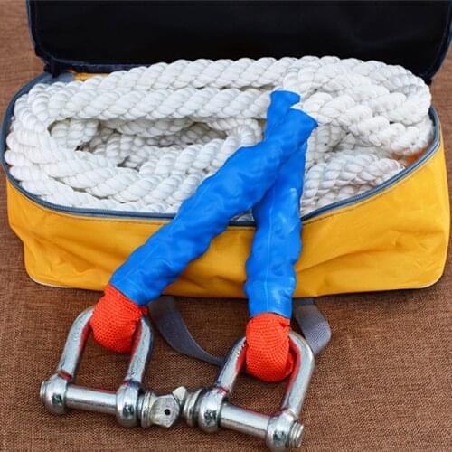 Portable vehicle trailer rope 5 tons of bearing off-road vehicle rescue rope 7 meters