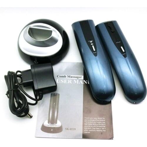 Rechargeable Laser Hair Restoration Comb Vibration Electronic Comb Massager