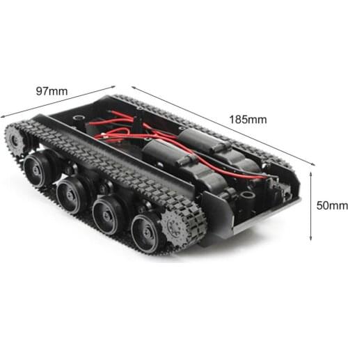 Robot Shock Absoption Tank Chassis Suspension Tracked Car Model Damping Of Vibration Vehicle With 130 Motor DIY RC Toy Kit