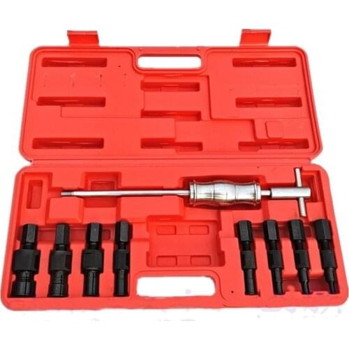 9Pc blind hole sliding hammer guide bearing puller internal extractor removal kit