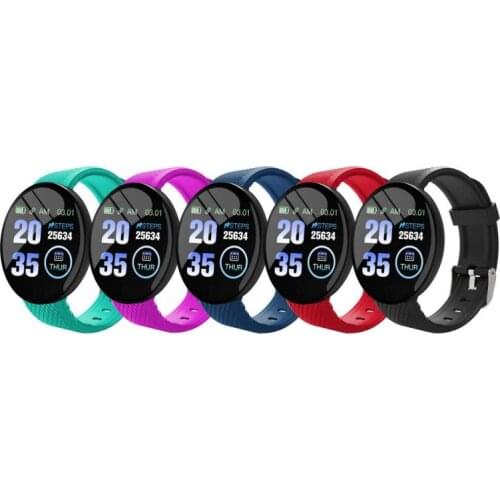 Reloj Inteligente D18 Smart Watch Heart Rate Monitor Blood Pressure Smartwatch Watch Waterproof Sport Fitness Tracker Watch