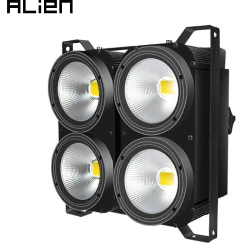 ALIEN 4Eyes 400W LED COB Blinder Professional Audience Stage Lighting Effect DMX DJ Disco Bar Club Party Wedding Birthday Lights