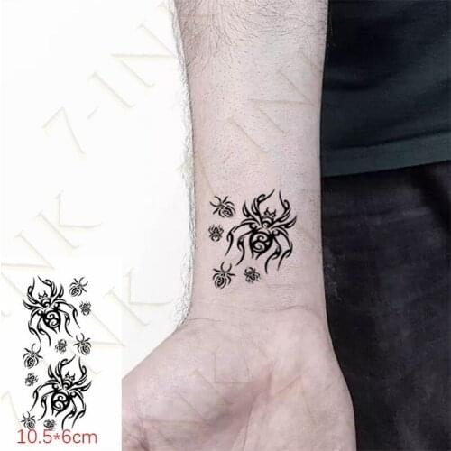 Waterproof Temporary Tattoo Sticker Animal Spider Bear Scorpion Flash Tatoo Fake Tatto Arm Leg Wrist Foot Hand For Men Women