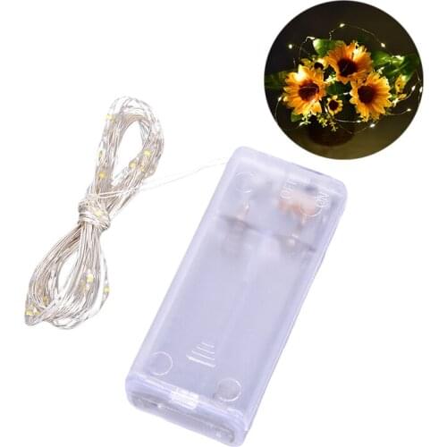 2m/3m LED String Light Battery 20/30LED Led Copper Wire Lamp Shape Lamp String