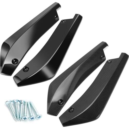 2Pcs Universal Car Rear Bumper Lip Diffuser Splitter Scratch Protector for Nissan Teana X-Trail Qashqai Livina Sylphy Tiida