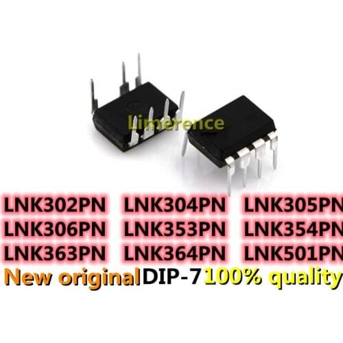 5PCS LNK302P LNK302PN LNK304PN LNK305PN LNK306PN LNK353PN LNK354PN LNK363PN LNK364PN LNK304P LNK364P LNK501P LNK501PN DIP-7 DIP7