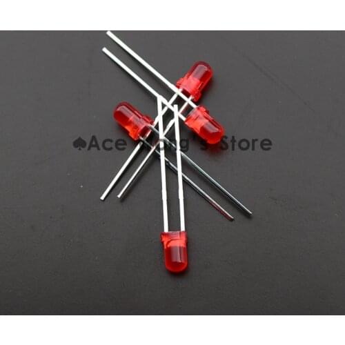 50pcs/LOT) 3MM Blue green yellow red Colour LED light emitting diode / F3mm LED