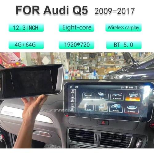 For Audi Q5 2009-2017 12.3inch Car Radio Multimedia player Android10 8-core screen navigation GPS Qualcomm MSM8953 2din DVD