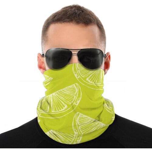 White And Green Magic Scarf Neck Face Mask Unisex Halloween Neck Warmer Seamless Bandana Protective Headband Biking Hiking