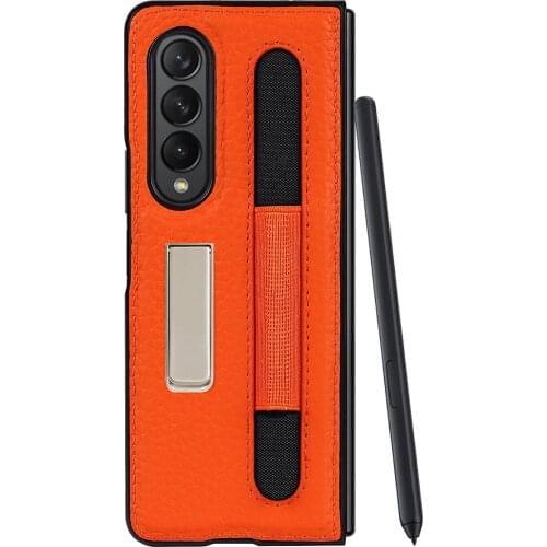 Galaxy Z Fold 3 Case With S pen holder W22 Protective Cover For Samsung Galaxy Z Fold3 Case with s pen slot