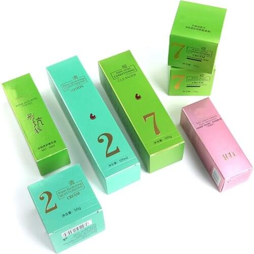 Personalized Custom Logo Paper Beauty Cbd Cream Skin Care Box Packaging Makeup Cosmetic Jar Packaging Boxes