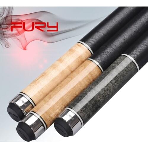FURY Pool Cue NA1-3 Billiards 11.75mm 12.75mm Tiger Tip Selected Maple Shaft Billiard Rared Wood Butt Tecnologia billar Stick