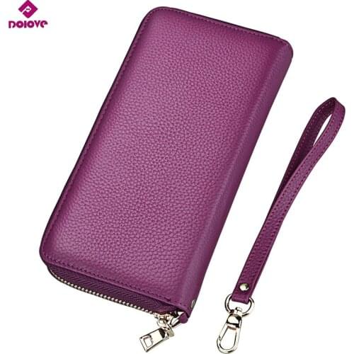 DOLOVE Purse wallet female famous brand card holders cellphone pocket gifts for women money bag clutch D-7626