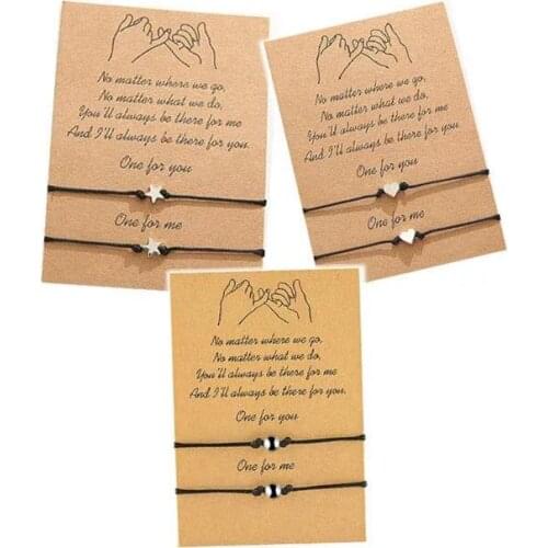 Hot Selling Simple Design Small Heart Start And Ball Charm Decorated Bracelet Couple Bangle For Unisex