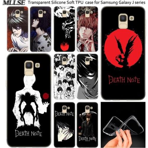 Anime Death Note Soft Silicone Case For Samsung Galaxy J2Pro J4 J6 J8 2018 J3 J5 J7 2016 2017EU Prime CORE Plus Fashion Cover