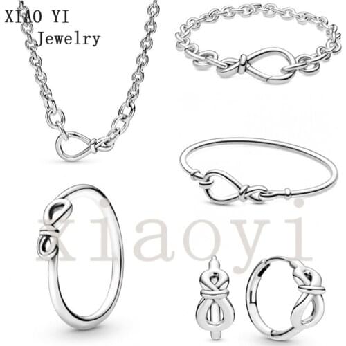 XIAOYI 2020 NEW s925 Eternal symbol of mothers Day brave love, beautiful family charm necklace jewelry high quality wholesale