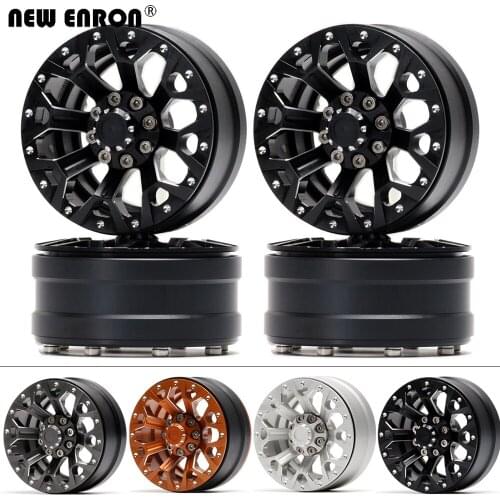 NEW ENRON 4P 1.9" Alloy CNC 8Y Spoke Beadlock Wheel Rim Hub For RC Car 1/10 Rock Crawler Axial Scx10 90046 D90 TRX4 CC01 RedCat
