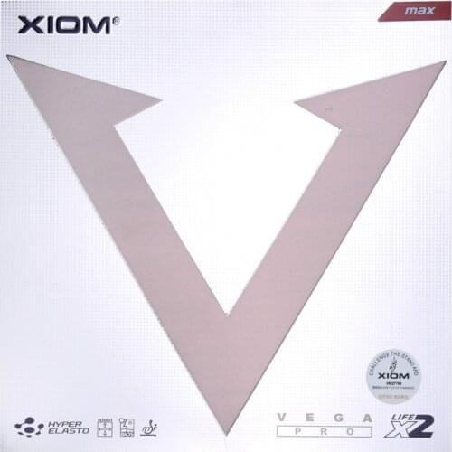 Original Xiom Vega Pro New Carbo-black Sponge Table Tennis Racket Rubber Ping Pong Rubber