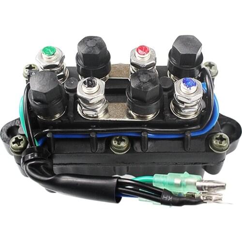 Trim Relay Assy Boat Motor Power 3 Pin 12V 120A for YAMAHA Outboard Engine 30-90hp 6H1-81950-00-00 6H1-81950-01-00 Waterproof