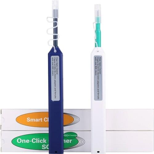 LC/SC/FC/ST Cleaner Tool 1.25mm and 2.5mm Fiber Optic Cleaning Pen Universal Connector 800 Cleans Fiber Optic Cleaner