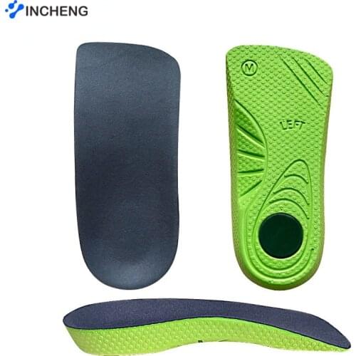 Shoe Insole Half Length Arch Support Orthotics Insoles for Flat Feet O/X Leg Men Women Cushioning Shoes Sole Pad Heel Protector