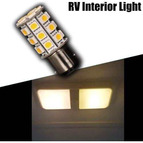 LED Auto Bulb for RV Interior Light, Tail BackUp Light 1156 BA15S 7506 1141 1003 1073, with 27pcs 5050 Imported Chips