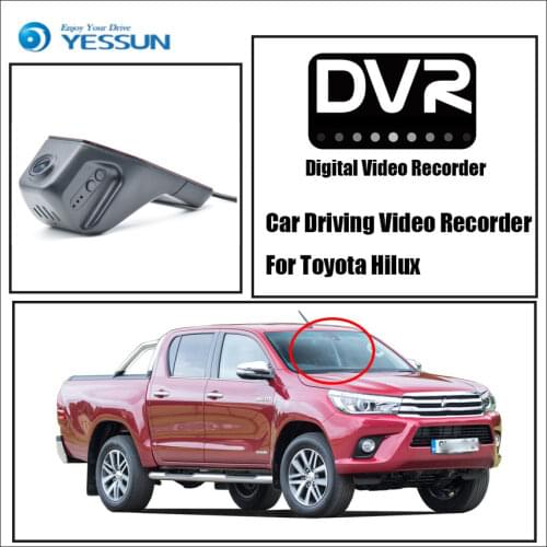 YESSUN for Toyota Hilux Car Front Dash Camera CAM DVR Driving Video Recorder For iPhone Android APP Control Function