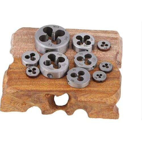 1pcs/lot Fine-tooth dies Round-shaped dies M3M4/5/6*0.5 M7*0.75 M8/M9*1 M10*1.25 M12*1.5 Free shipping