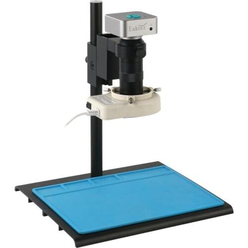 1080P 36MP Industrial Electronic Digital 100X Video Microscope Camera For Lab Production Processing PCB TF Capture Records Video