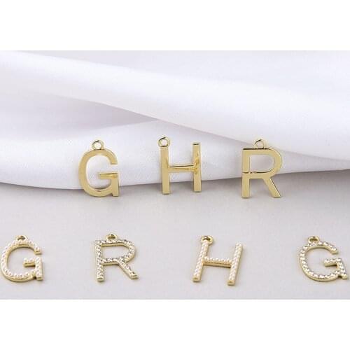 6pcs hot-sales Vintage Copper Rhinestones Pearl Earrings For Men And Women Letters Bee Pendant Diy Handmade Earring Material