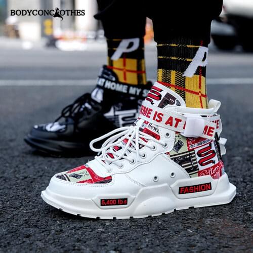 Aiyustrat Men's High Top Sneakers