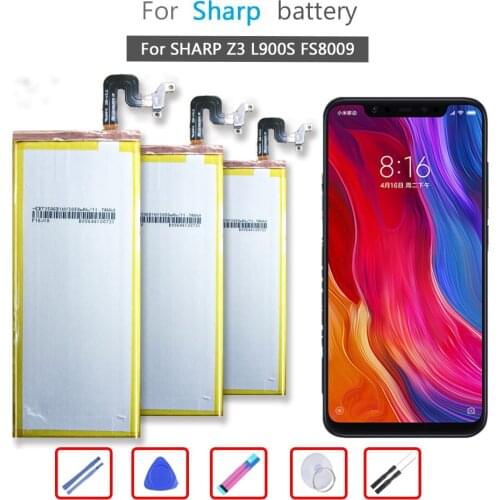 3020mAh Battery HE312 HE309 For SHARP Z3 L900S FS8009 Mobile Phone Li-ion Bateria