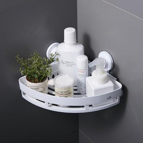 Space Aluminum Bathroom Shelfs Shampoo Shower Finishing Rack Square Triangle Storage Wall Mounted Punching Wall Hanging Products