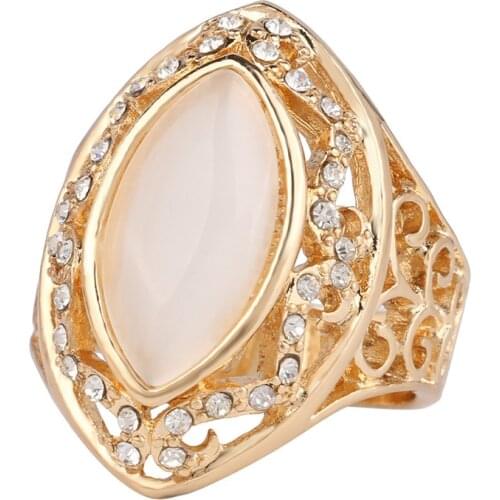Big Exaggerated Statement Hollow Chunky Wedding Ring for Women Men Party Jewelry