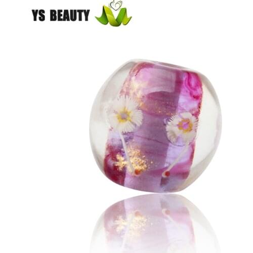 New dandelion glass beads Japanese designers spring and summer new glass beads rope accessories with beads