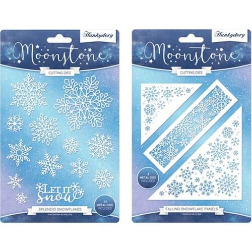 CH 2021 New Arrival Christmas snowflakes Stitched Metal Cutting Die DIY Scrapbooking Craft Embossing Making Stencil Temp