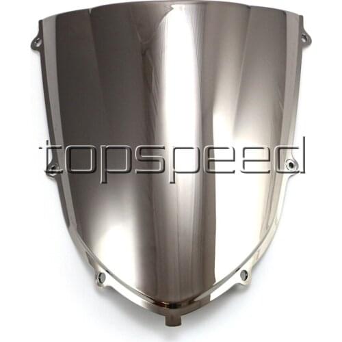 Motorcycle Windshield Windscreen For Kawasaki Ninja ZX10R 2004-2005 Chrome