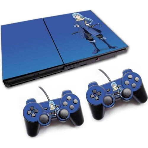 Cartoon design For PS2slim Console and Controllers stickers for PS 2 sticker for P S2 Vinyl sticker for ps2slim skin sticker