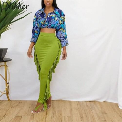 NIBBER Womens Autumn Skirts